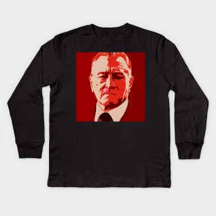 Robert Deniro Kids Long Sleeve T-Shirt